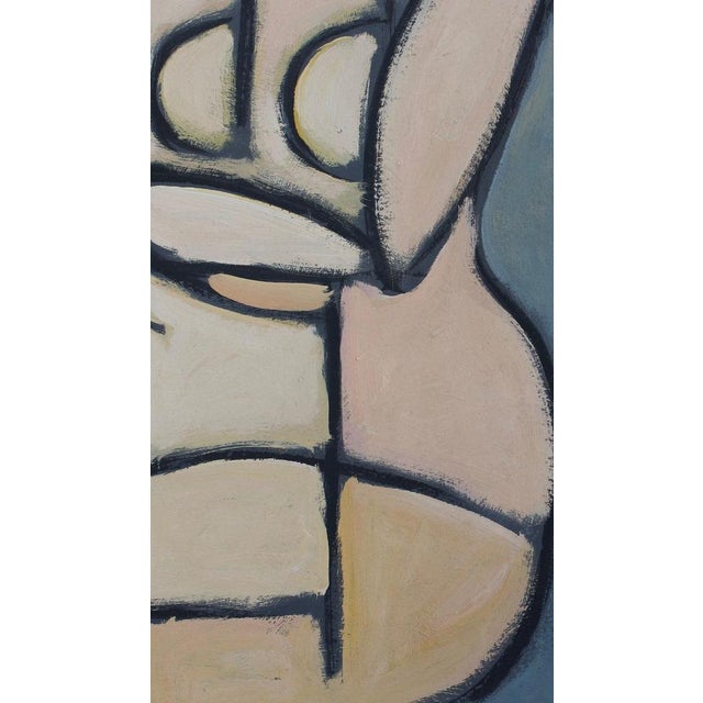 Postwar European Artist, The Vanguard Series Nr. XXVI Abstract Composition, 1950s-1970s, Oil on Board, Framed For Sale - Image 8 of 15