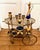 Neoclassical Brass Serving Trolley, 1960s For Sale - Image 9 of 11