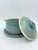 Vintage Studio Pottery Covered Berry Bowl With Lid and Drip Plate, Blue Green Ceramic Colander, Signed Handmade Produce Keeper For Sale - Image 13 of 13