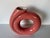 1980s Postmodern Sculptural Coral Pink Glazed Ceramic Vase by Jessica For Sale - Image 4 of 12