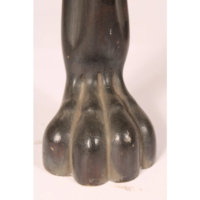 Wood Quatrain for Dessin Fournir First Empire Style Masked Gueridon For Sale - Image 7 of 10
