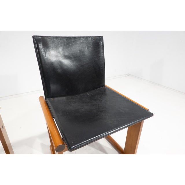 Chairs attributed to Afra & Tobia Scarpa, Italy, 1960s, Set of 4 For Sale - Image 10 of 17