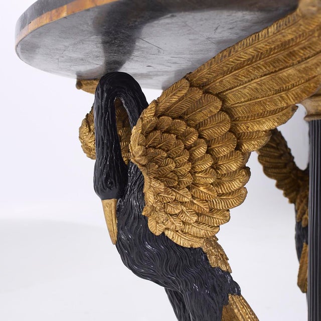 Brown Pietra Dura Hollywood Regency Inlaid Stone Center Table For Sale - Image 8 of 9