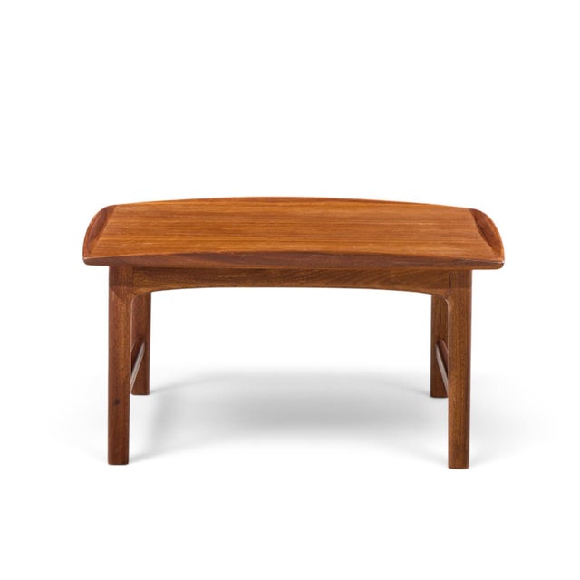 Brown Folke Ohlsson for Dux Mid Century Swedish Teak Side End Tables - Pair For Sale - Image 8 of 12