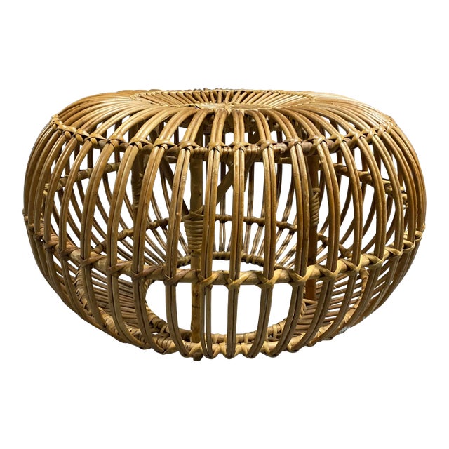 1960s Vintage Franco Albini Pouf Ottoman Footstool For Sale