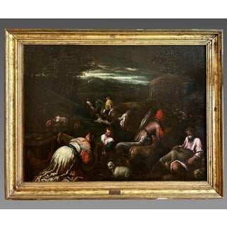 Gerolamo Bassano (1510-1592) "Spring" Oil on canvas, 16th century, Italian school For Sale