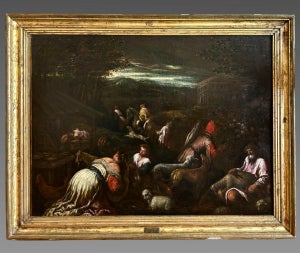 Gerolamo Bassano (1510-1592) "Spring" Oil on canvas, 16th century, Italian school