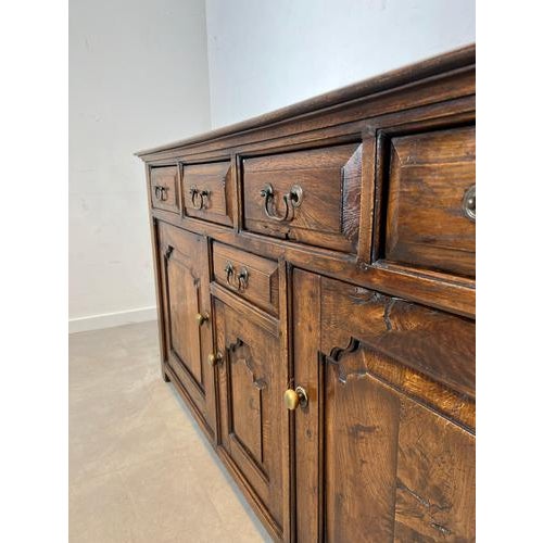 Rustic Sideboard in Oak For Sale - Image 5 of 7