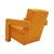 Cassina Utrecht Armchairs in Orange Wool Fabric by Gerrit Thomas Rietveld for Cassina, 1935, Set of 2 For Sale - Image 4 of 12