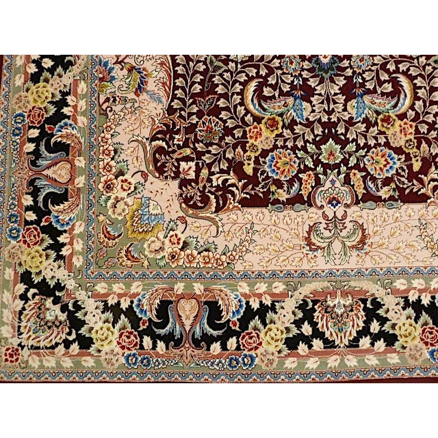 Textile Vintage Chinese Rug in Silk, 1990s For Sale - Image 7 of 13