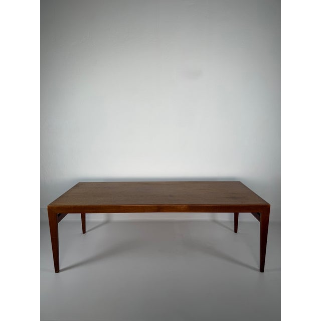 Wood Vintage Danish Extendable Teak Coffee Table, 1950s For Sale - Image 7 of 10