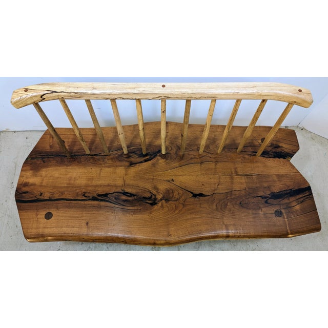 Late 20th Century Late 20th Century Live Edge Bench For Sale - Image 5 of 10