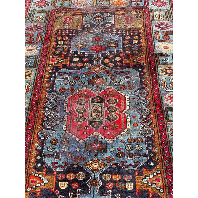 Mid-Century Hamadan Rug, 1960s For Sale - Image 10 of 18