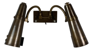 Adjustable Gooseneck Wall Lamp, 1950s