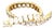 14k Yellow Gold Tennis Bracelet For Sale