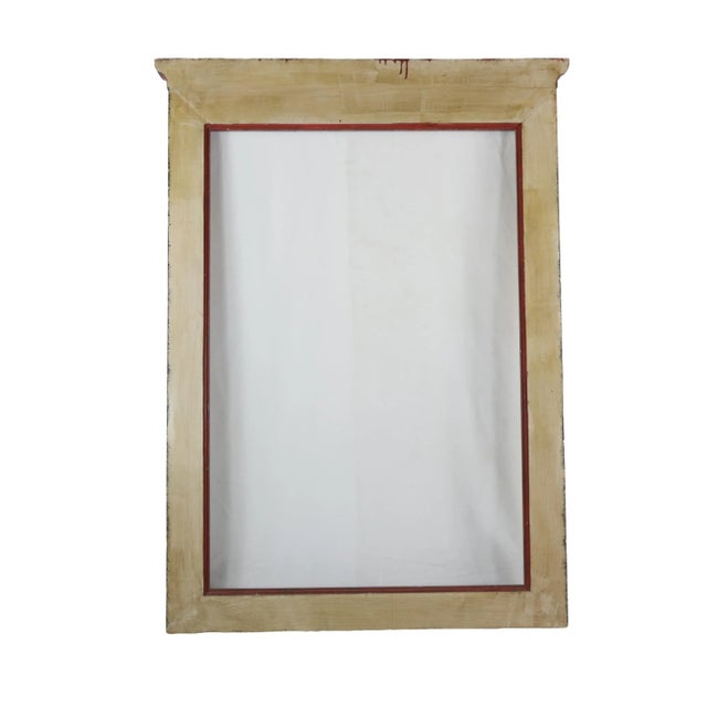 Retro Design Regency Style Gilded and Trompe l'Oeil Marble Mirror For Sale - Image 10 of 10