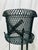 Mid-Century Modern Mid Century French Style Green Metal Mesh Planter & Tripod Plant Stand, in the Manner of Mathieu Matégot, C. 1950s For Sale - Image 3 of 12