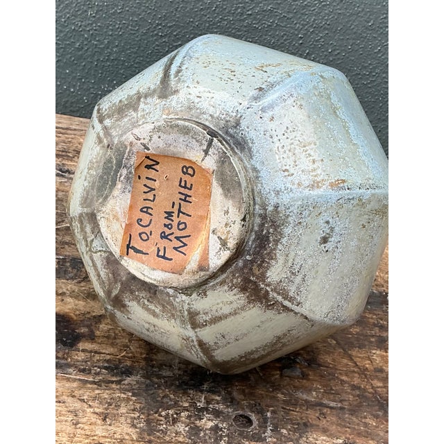 Vintage Studio Pottery Ceramic Vase For Sale - Image 11 of 12