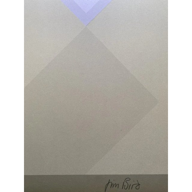 Jim Bird, Tribute to Vasarely, 1970s, Photolithograph For Sale - Image 3 of 6