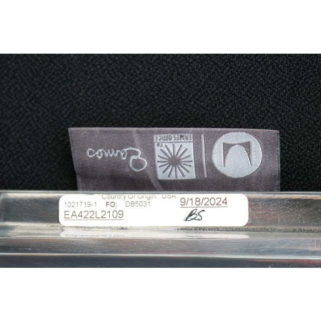 Mid-Century Modern Herman Miller Eames Soft Pad Lounge Chair in Black Leather For Sale - Image 18 of 18