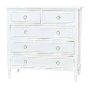 White Painted Antique Chest of Drawers