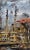 Hagia Sophia Church Mosque Istanbul Turkey Turkish Scene 3D Mixed Media Wall Art Metal Wood Art For Sale - Image 10 of 12