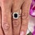 Metal Natural Sapphire Diamond Ring 14k W Gold 1.82 TCW Certified For Sale - Image 7 of 7