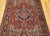 Antique Persian Heriz Serapi Rug, Hand-Knotted Wool, Geometric Pattern, Brick-Red & Blue, 5x7 For Sale - Image 12 of 18