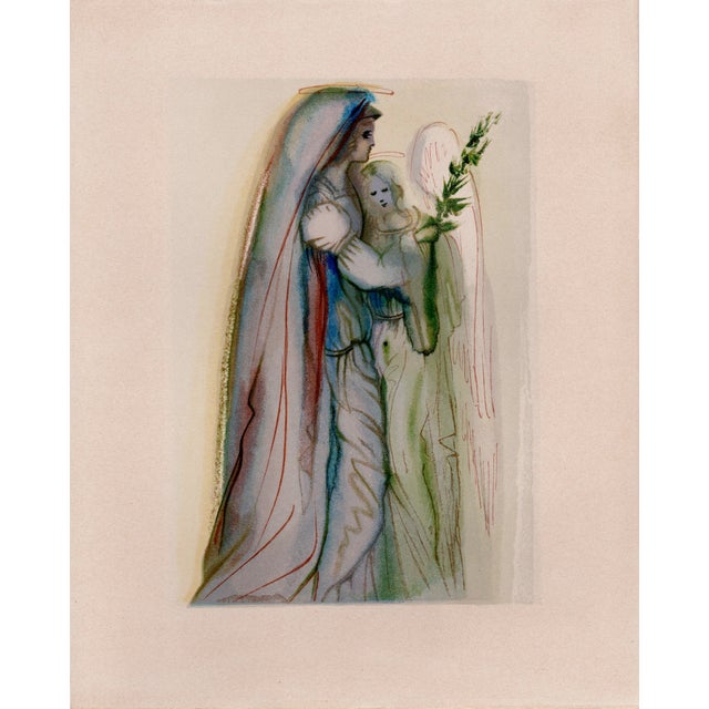 S. Dali, The Archangel Gabriel, 1964, Woodcut For Sale - Image 7 of 9