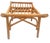 Bentwood Bamboo & Rattan Saddle Bench Stool Ottoman For Sale In West Palm - Image 6 of 9