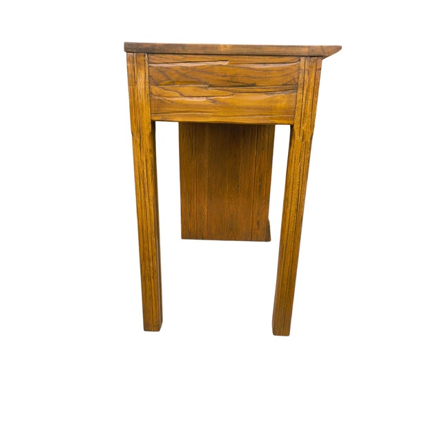 American Vintage 1950s Mid-Century A. Brandt Ranch Oak Writing Desk For Sale - Image 3 of 13