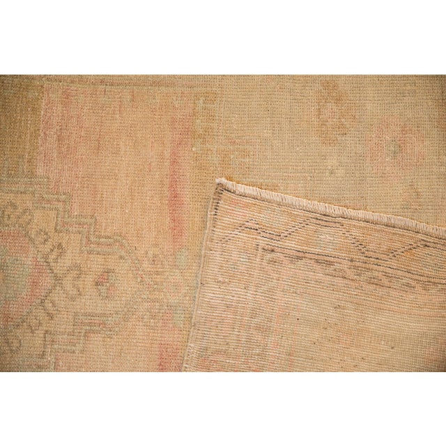 Textile Vintage Distressed Oushak Rug Runner - 2'9" x 6'1" For Sale - Image 7 of 8