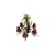 Ornamental & Decorative Materials Vintage Italian Faux Bamboo Tole Chandelier With Parrots For Sale - Image 7 of 7