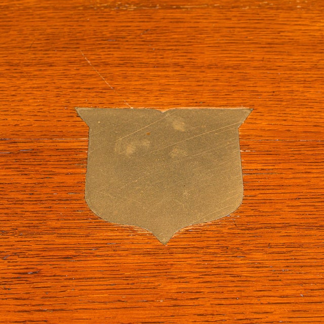 Antique Cutlery Canteen, English, Oak, Flatware Chest, Walker & Hall, Edwardian For Sale - Image 9 of 12