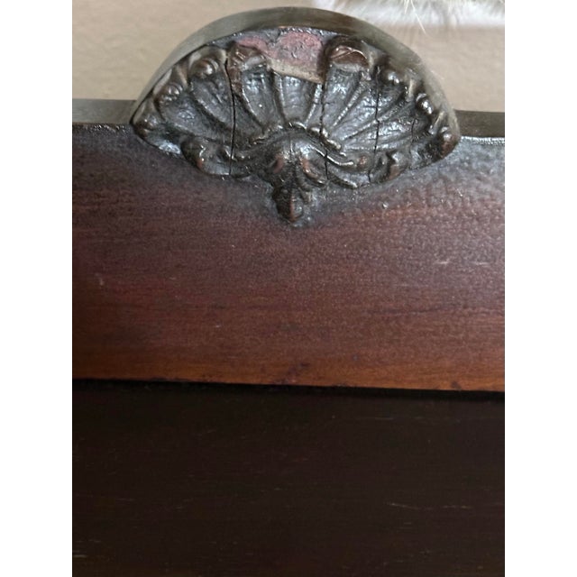Vintage Early-Mid 20th Century Queen Anne Mahogany China Cabinet For Sale - Image 9 of 12