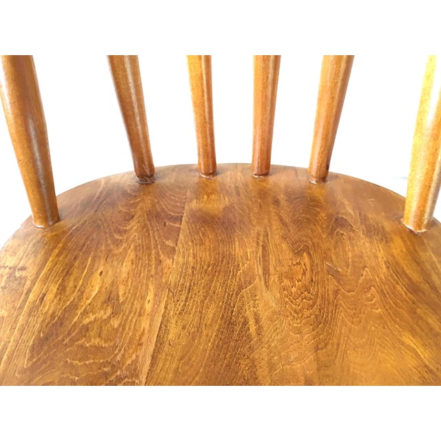 Brown 1950s Child Wooden Rocking Chair For Sale - Image 8 of 15