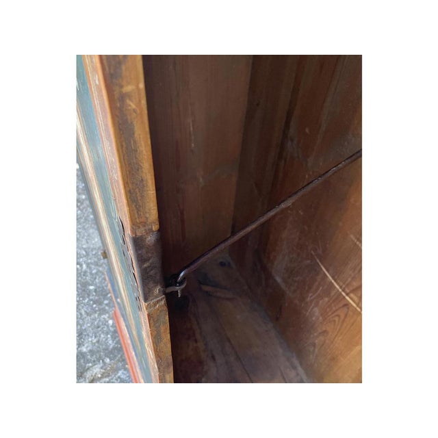 Alpine Blue Painted Wardrobe, 1817 For Sale - Image 16 of 18