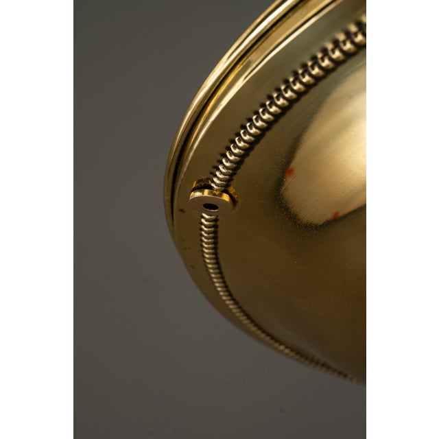 Large Art Deco Ceiling Lamp with Opal Glass Shade, Vienna, 1920s For Sale - Image 13 of 18