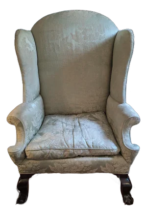 Large Georgian Wingback Armchair, English or Irish