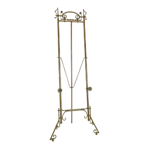 19th Century Victorian Eastlake Brass Floor Easel