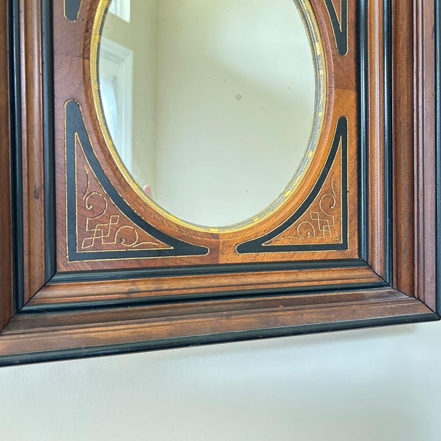 Eastlake Victorian-Style Framed Mirror For Sale - Image 4 of 7