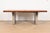 Mid-Century Modern Milo Baughman for Thayer Coggin Mid-Century Modern Walnut and Chrome Dining Table, Newly Refinished For Sale - Image 3 of 9