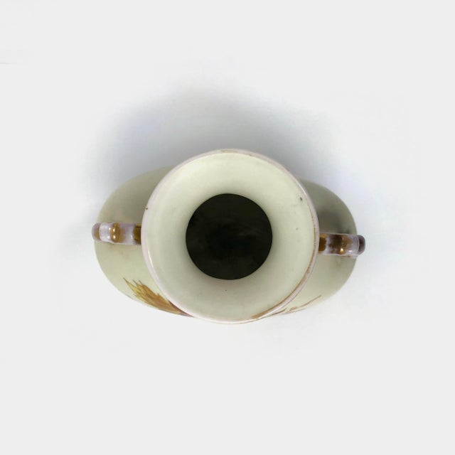 Early 20th Century Royal Rudolstadt German Porcelain Vase With Claw Feet For Sale - Image 5 of 6
