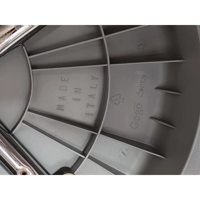 Model Gogo Chairs by Marcello Ziliani for Sintesi, 1980s, Set of 4 For Sale - Image 6 of 7