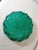 Beautiful glass bowl made by Venini Murano. Beautiful emerald green color. Entirely handcrafted glass. Signed Venini...