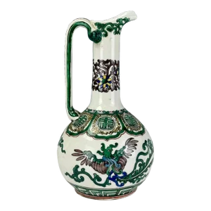 Antique Japanese Kutani Porcelain Ewer