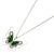Early 21st Century Abundance Green Butterfly Necklace For Sale - Image 5 of 7