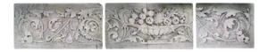 Carved Limestone Frieze - Antique Hand Carved Decorative Building Ornament