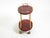 Gold Serving Bar Cart in Cherry-Red Goatskin from Aldo Tura, Italy, 1960s For Sale - Image 8 of 18