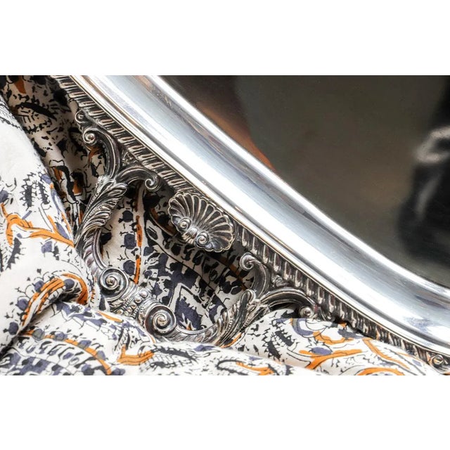 Large Silver Tray from Hawksworth Eyre & Co. LTD London For Sale - Image 3 of 8